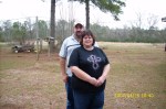 Here is Brock & Joann in my back yard.
