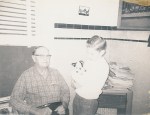Great-grandpa Ed Hook and Tim 12/23/68